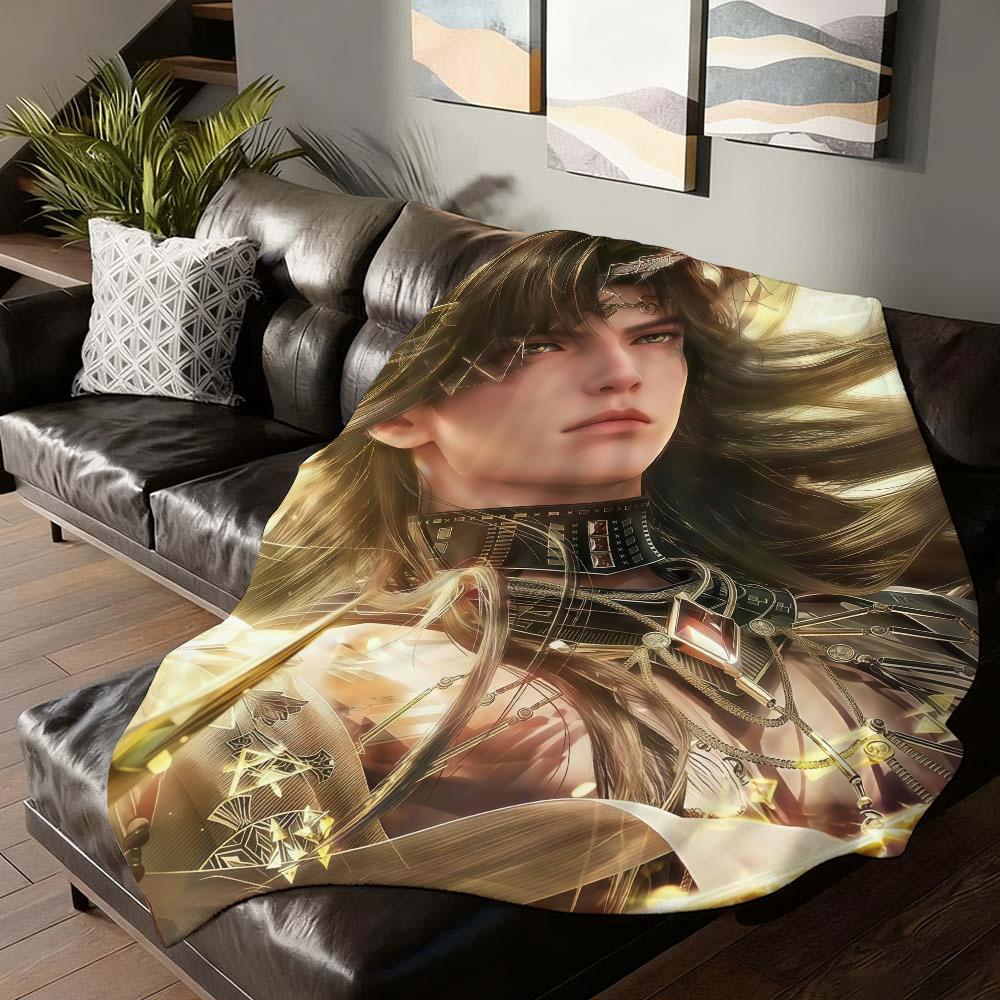Love and Deepspace Zayne Blanket For Sofa Office Bed Plane Travel Sleep Read Relax Camping Soft And Warm