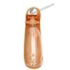 Dog Water Bottle for Walking, Pet Water Dispenser Feeder Container Portable with Drinking Cup Bowl Outdoor Hiking, Travel for Puppy, Cats, Hamsters, R