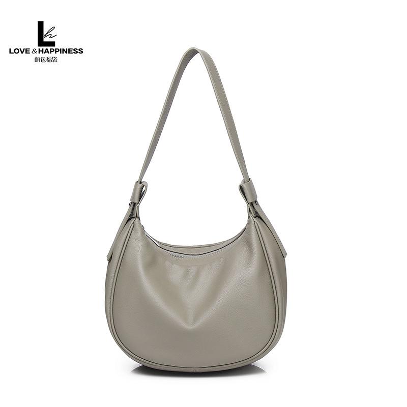 

Women S Bag First Layer Cowhide Bag Women S Bag Feeling Niche Design Underarm Bag One Shoulder Messenger Bag