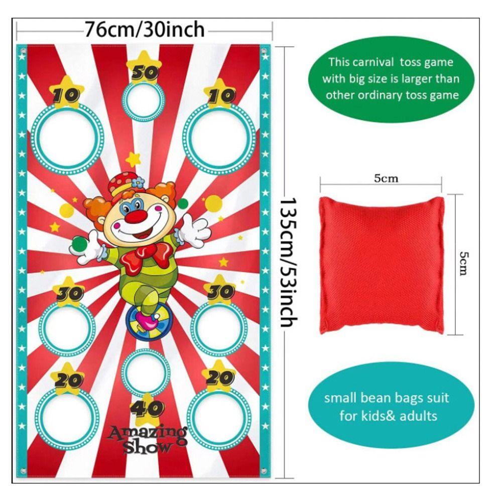 Werfen Wurfsäckchen Wurfspiel Karnevalsspiele Sandsack Banner Spielzeug Für Erwachsene Kinder