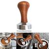 51/53/58mm Coffee Tamper  Food Grade Coffee Tamper Leveler Wooden Handle Coffee Distributor for Coffee Maker Coffeeware Barista