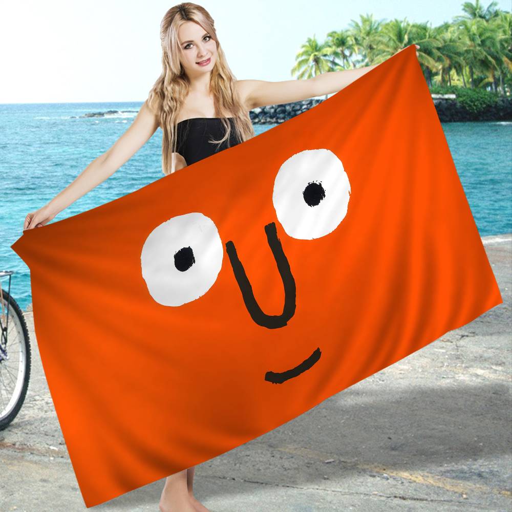 J-Jean Art Jullien Mikrofaser Bedrucktes Strandtuch Bergsteigen Yoga Strand Schwimmen Laufen Saugfähiges Weiches Handtuch