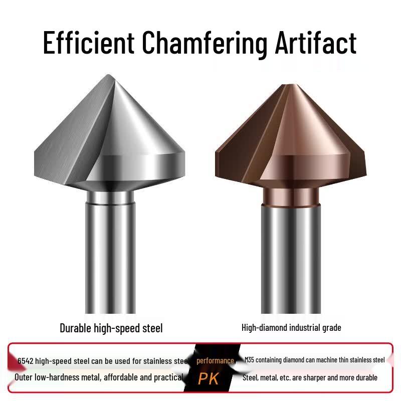 Straight Shank Chamfering Countersink Drill Bit