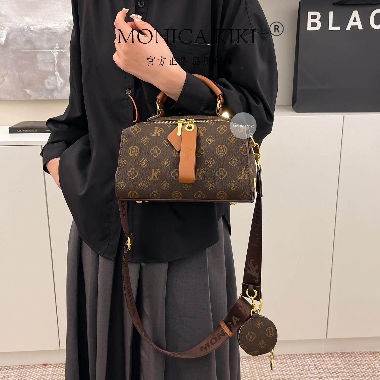 2025 новая стильная и простая сумка Boston женская сумка-подушка высококачественная универсальная сумка на одно плечо через плечо