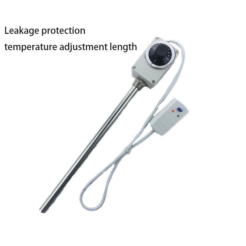 220V 800-2000W Radiador DN20 tubo de calefacción zona de temperatura ajustable control de temperatura barra calefactora eléctrica acero inoxidable
