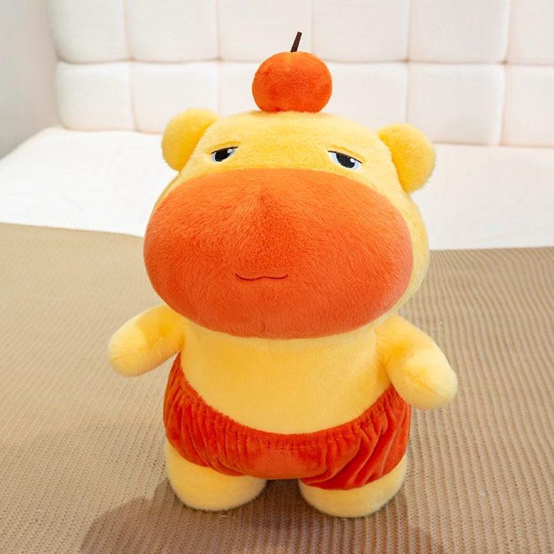 Capybara Lululu Large Plush Cartoon Toy - Funny Sleeping Hug Doll Birthday Gift for Kids
