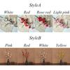 Artificial Flower Cherry Red Artificial Plant Plum Blossom Silk Flower Small Winter Plum