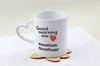 American Shorthair - Cat Mug, Adorable Heart-shaped Handle Mug, Universal Gift from Art-Dog Brand