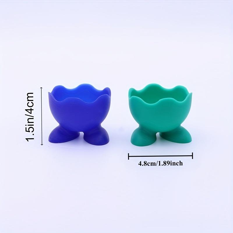 Silicone Egg Cups 3pcs | Multi-Color Soft Silicone Egg Holders for Kitchen Use | Durable, Flexible & Non-Slip Design | Ideal for Boiled Eggs
