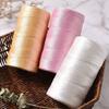 250g Silky Cotton Linen Crochet Yarn 2.5mm Lightweight Ice Silk Flat Ribbon Yarn Handmade Crocheting DIY Bags Hats Hollow Thread