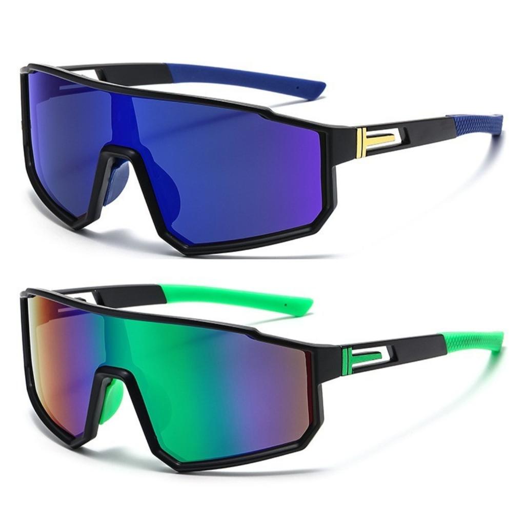 2 STÜCK Radbrillen Outdoor-Sportarten Lässige Radsonnenbrillen für Männer und Frauen UV400