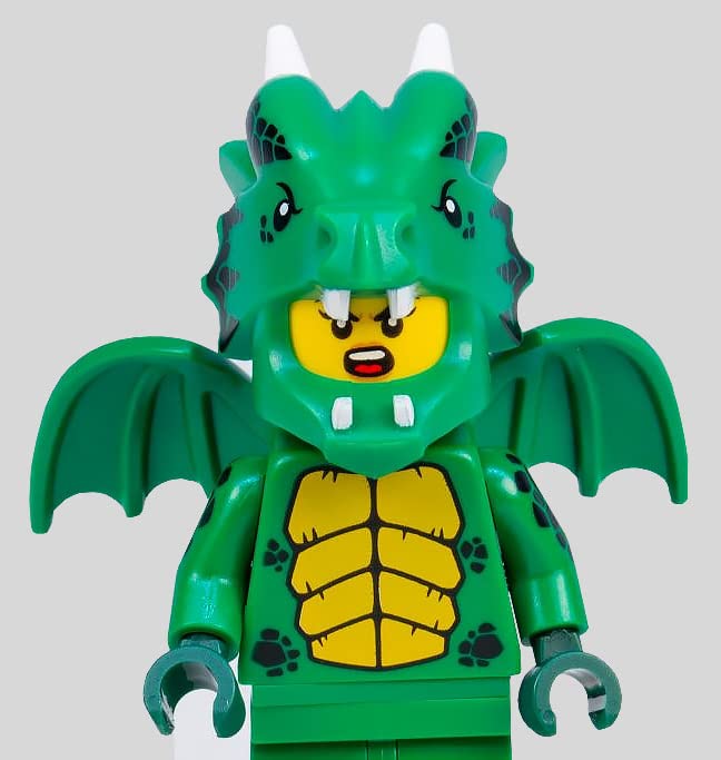 LEGO Minifigure Series 23 Green Dragon Costume Green Dragon Costume [71034-12]