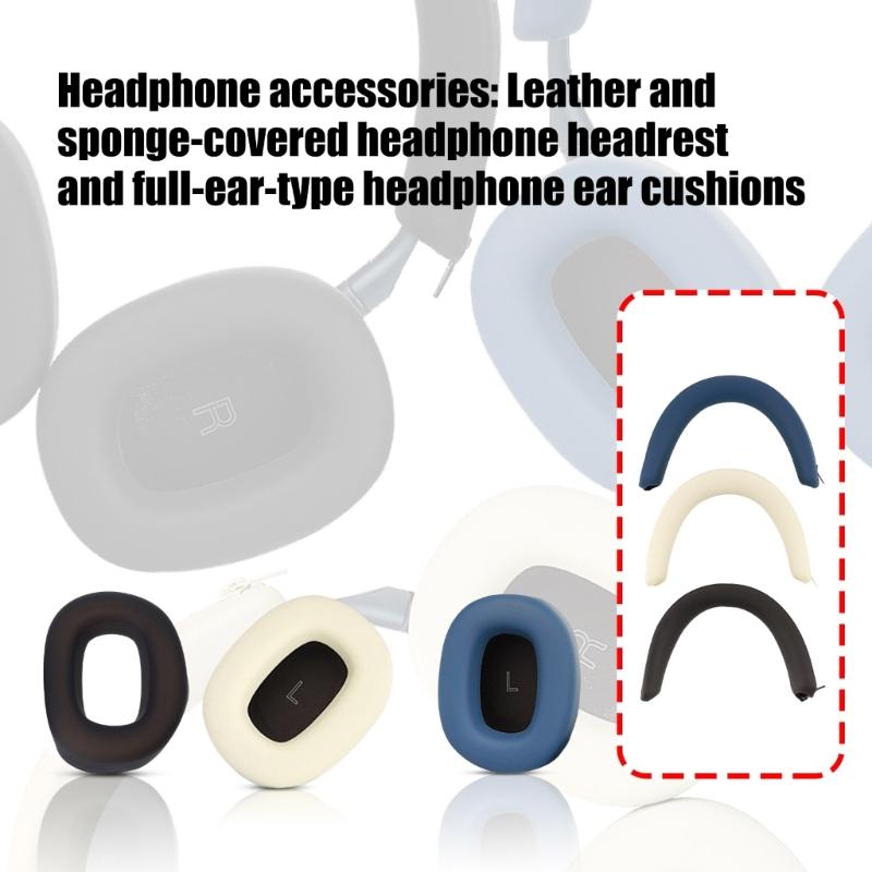 Silicone Ear Pad Headbands Cover for S3 Over-Ear Headphones Earpads Ear Pad Sponges Cushions