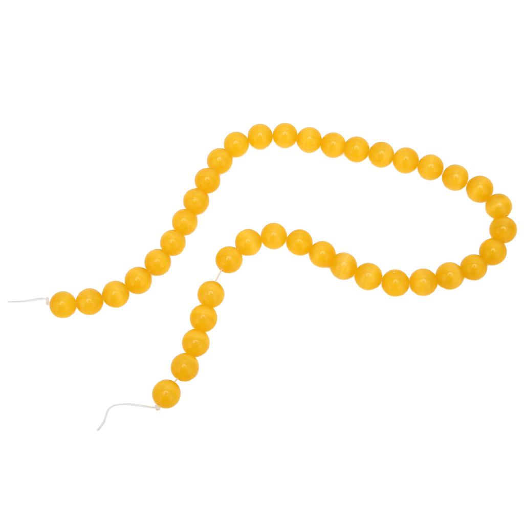 10mm Jewelry DIY Stone Bead Delicate Necklace Bracelet Handicraft Making Beads for Jewelry StoreOrange