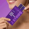 Purple Teeth Whitening Strips Gentle Formula For Daily Use Enamel Safe Instant Brightening Effect For Sensitive Teeth less