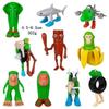 Steal A Brainrot Figure Strawberry Elephant Italian Brainrot 67 Figure Toy Tung Tung Tung Sahur Toy Tralalero Tralala Figurine