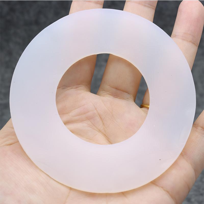 Flat Gasket Soft Silicone Rubber Flange Washer High Temperature Resistant Sealing O-ring Gasket for Water Pipe Screw Seal Rings