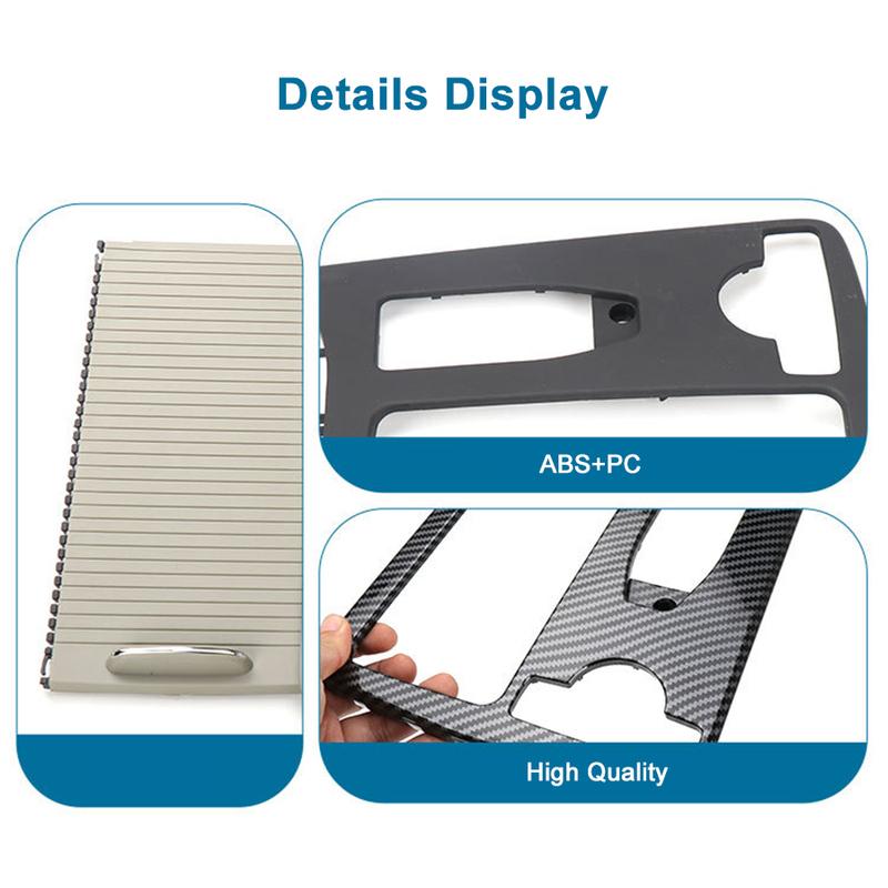 Console Cup Holder Decorative Cover For Mercedes Benz C-Class W204 E-Class W207 W212 C180 C220  2046807607 Storage Box Cover