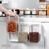 Clear Food Storage Box Kitchen Tool Sealed Can Stackable Hanging Refrigerator