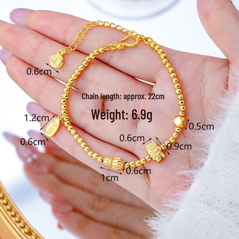 Ancient Five Emperor Coin Necklace & Diamond-Set Copper Earrings - Trendy, Long-Lasting Jewelry for Women