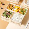 Qingqiean Disposable 5-Compartment Meal Box