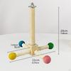 Parrot Perch Tabletop Bird Standing Budgie Exercise Toy Station Pole Stand Branch for