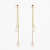 De La Lune Drop Pearl Bunch Earrings [Dl17Fwer14Gdf]