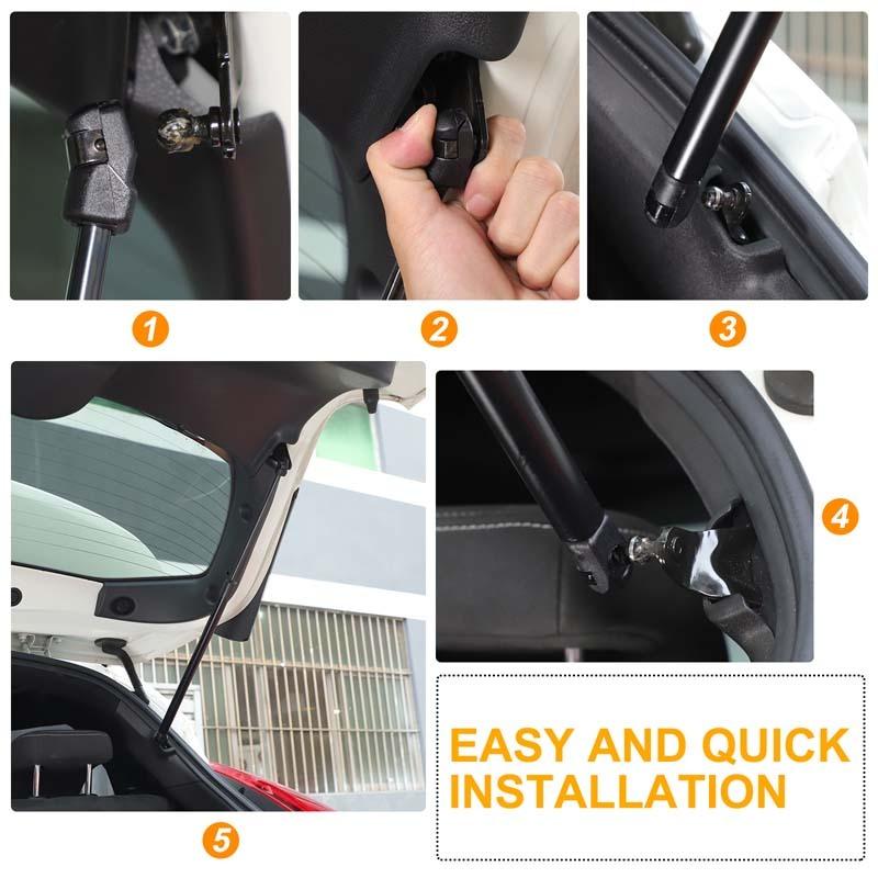 Carbon steel Car Rear Trunk Tailgate Strut Boot Lift Support Bars Gas Spring Dampers Rod Suitable for Nissan Juke F15 2011-