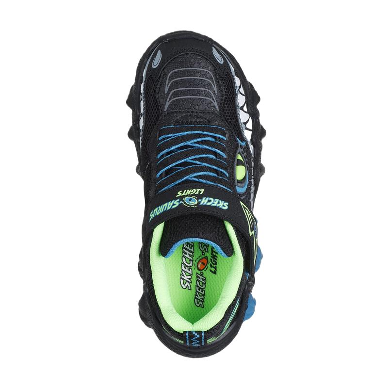 Skechers Skech-O-Saurus Light 2.0 Fashionable Comfortable Mid-Top Casual Shoes Kids sneaker Black 400121L-BBLM