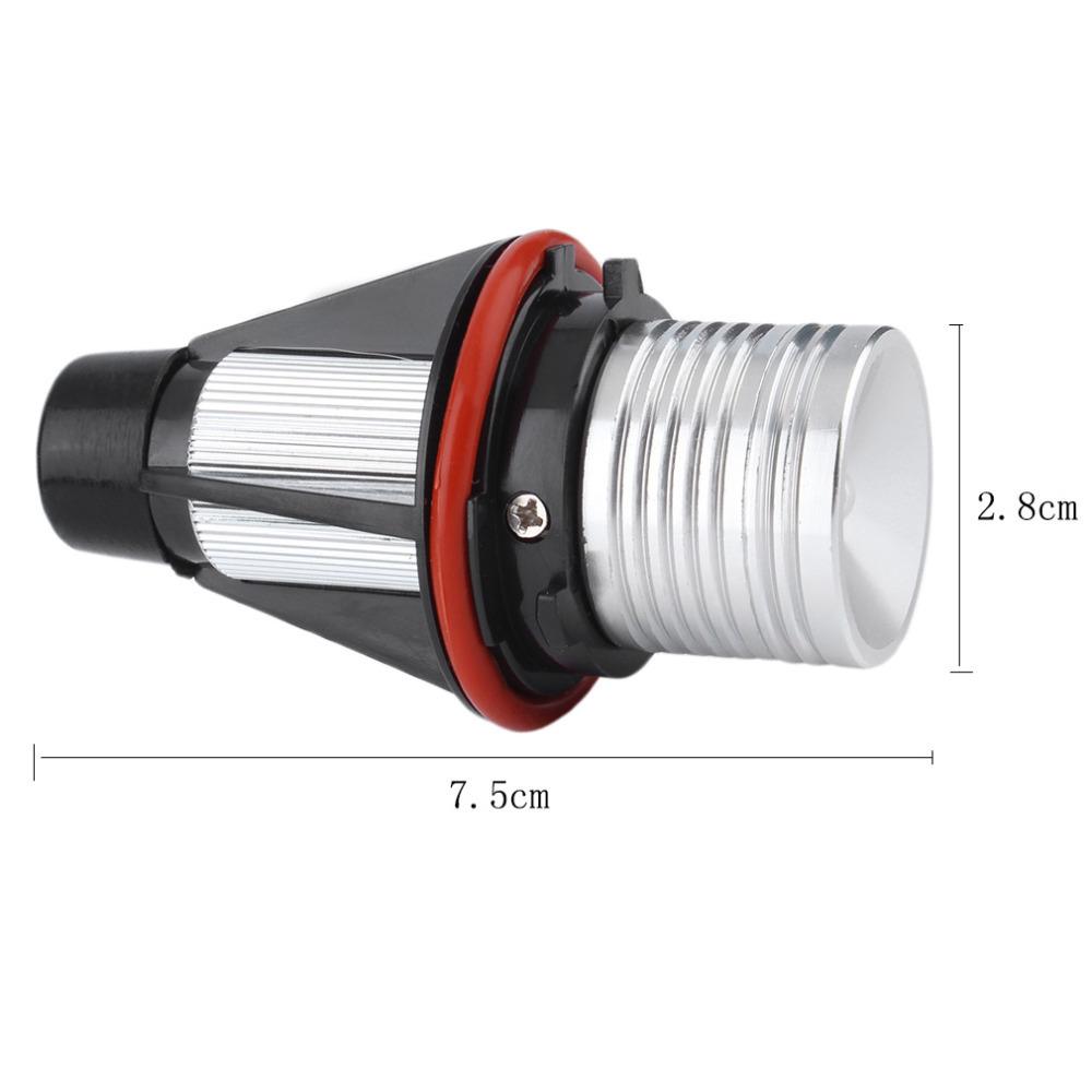 BMW Angel Eyes LED Fog Lights with Decoding for E39, E60, X5 - 5W Daytime Running Lights