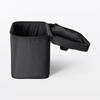 MUJI Recycled Nylon Makeup Box, Black, Large, Approx. 36 x 165 x 23 cm, 76811930