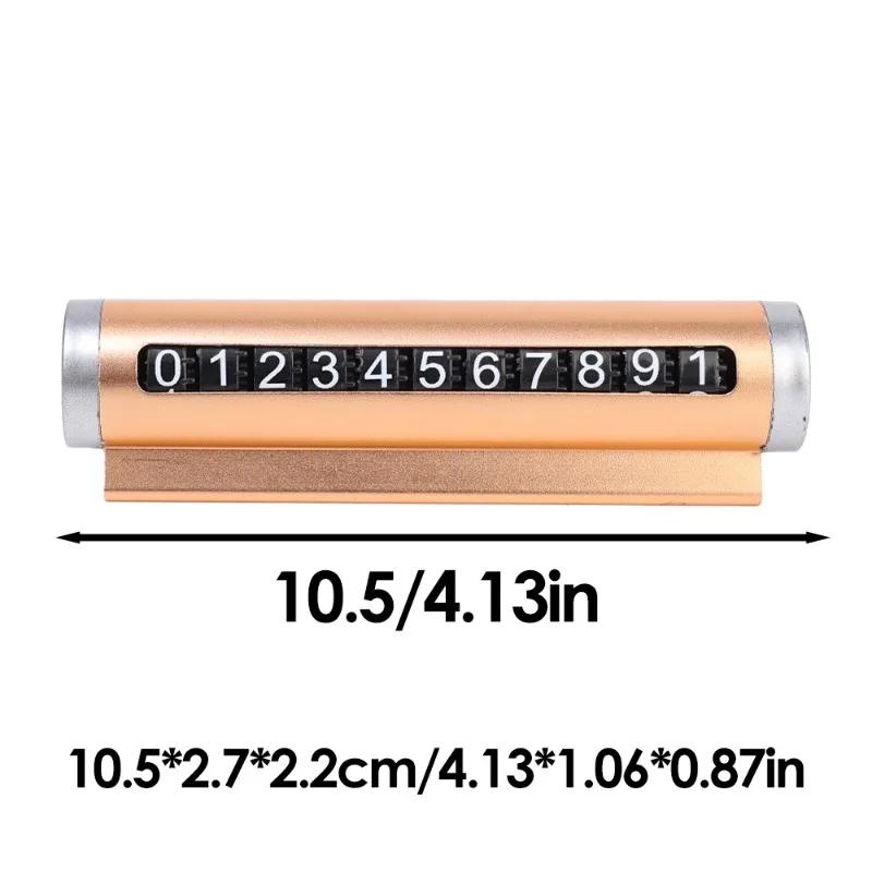 Car Phone Number Card Temporary Parking Card Plate Telephone Number Car Park Stop Automobile Accessories