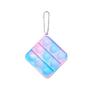 Colorful Silicone Keychain Bubble Toy - Mouse Killer Pendant and Educational Decompression Tool
