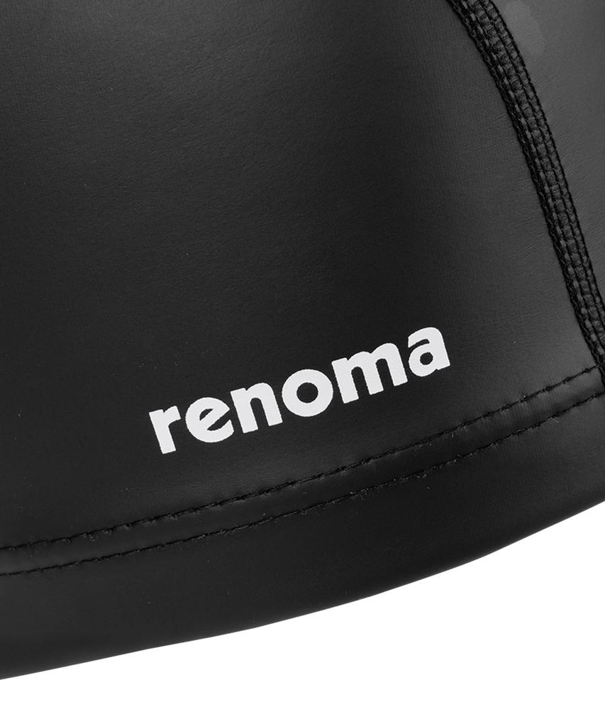 Lenomasuyeongbog Adult Simple Logo Pu Swim Cap Black Ro-Rc2F001-Bk