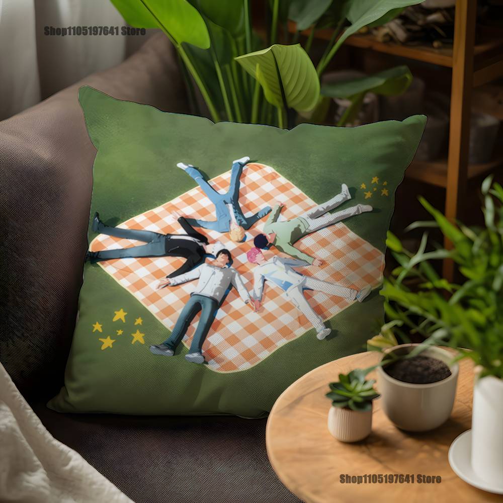 Plave Y-Yejun Noah B-Bamby-Es Pillow Case For Sofa Decor Car Office Room Printing Cushion Cover Decorations And Protector