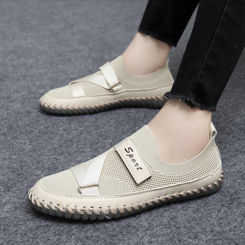 Fashion Men's Breathable Mesh Loafers 2025 New Casual Slip-On Shoes Non-Slip Lightweight Male Walking Shoes Men Fashion Summer Flats
