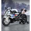 1/12 BWM S1000RR M Version Racing Motorcycle Model Diecast Alloy Metal Cross-country Motorcycle Model Sound Light Childrens Toy Gift