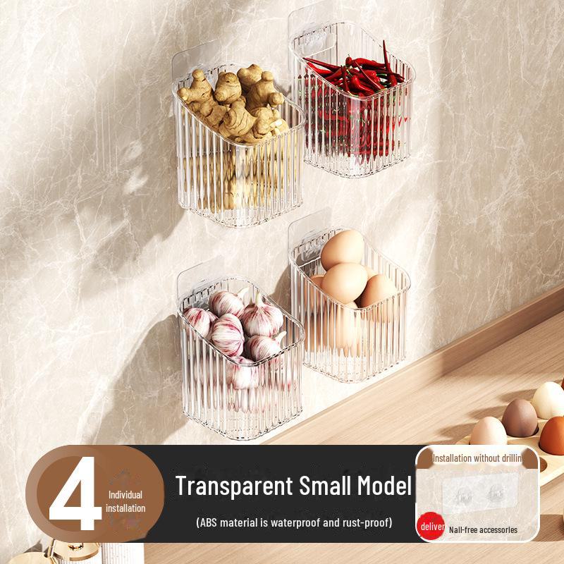 

Настенная многофункциональная корзина для хранения вещей для кухни и ванной комнаты