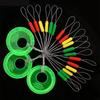 100 Pcs Silicone Fishing Oval/Cylinder Float Stop Stoppers Fishing Float Fishing Bobber Fishing Tackle Accessories