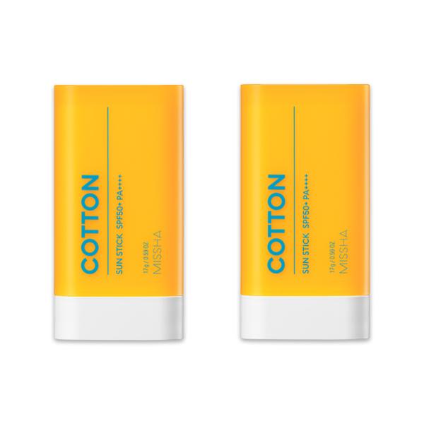 MISSHA All Around Safe Block Cotton Sun Stick SPF50+ PA++++ 17g (Waterproof) (3 Options)