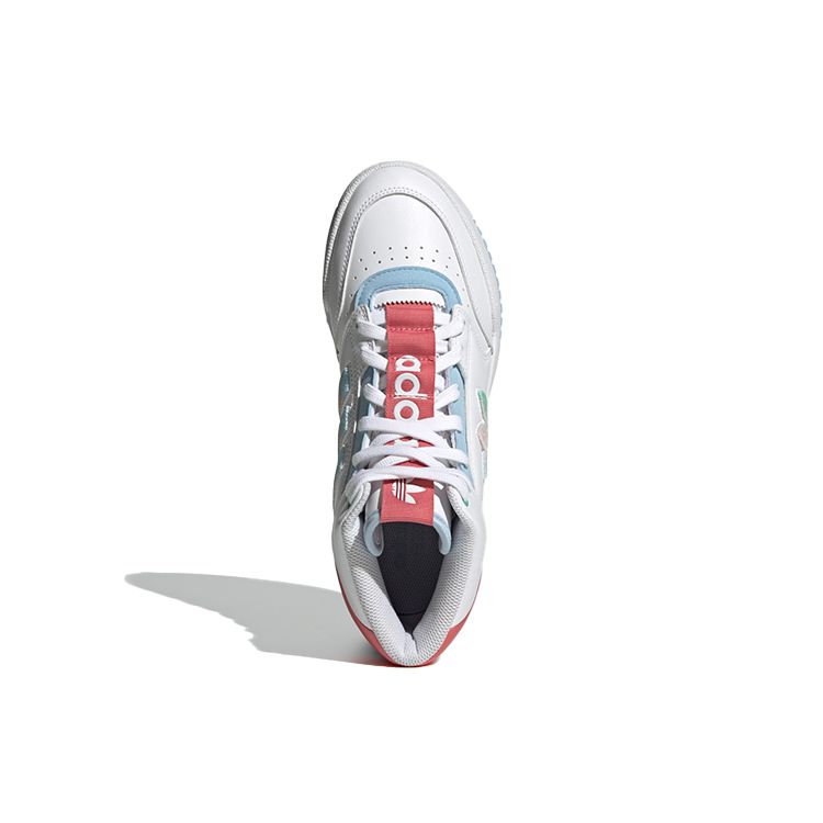 Adidas Originals Drop Step XL XLT Retro Casual Lightweight Breathable Durable High-Top Skate Shoes Women Sneakers White Blue Pink GZ2795