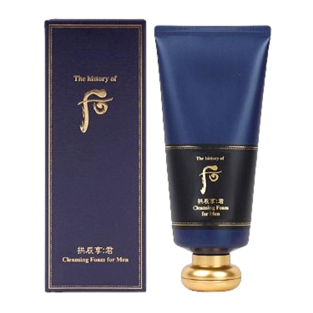 

The history of whoo Gongjinhyang Gun Очищающая пенка для мужчин 180 мл Корейская травяная освежающая и увлажняющая пенка для лица Мужское ежедневное K-beauty очищающее средство 180ml