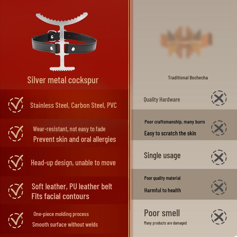 Couples' Role-Playing Metal Neck Collar with Fork - Restraint & Flirtation Toy