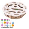 Interactive Cat Puzzle Toy with Bell Ball Felt Puzzle Box Indoor Sports Entertainment Hunting Cat Toys for Cats