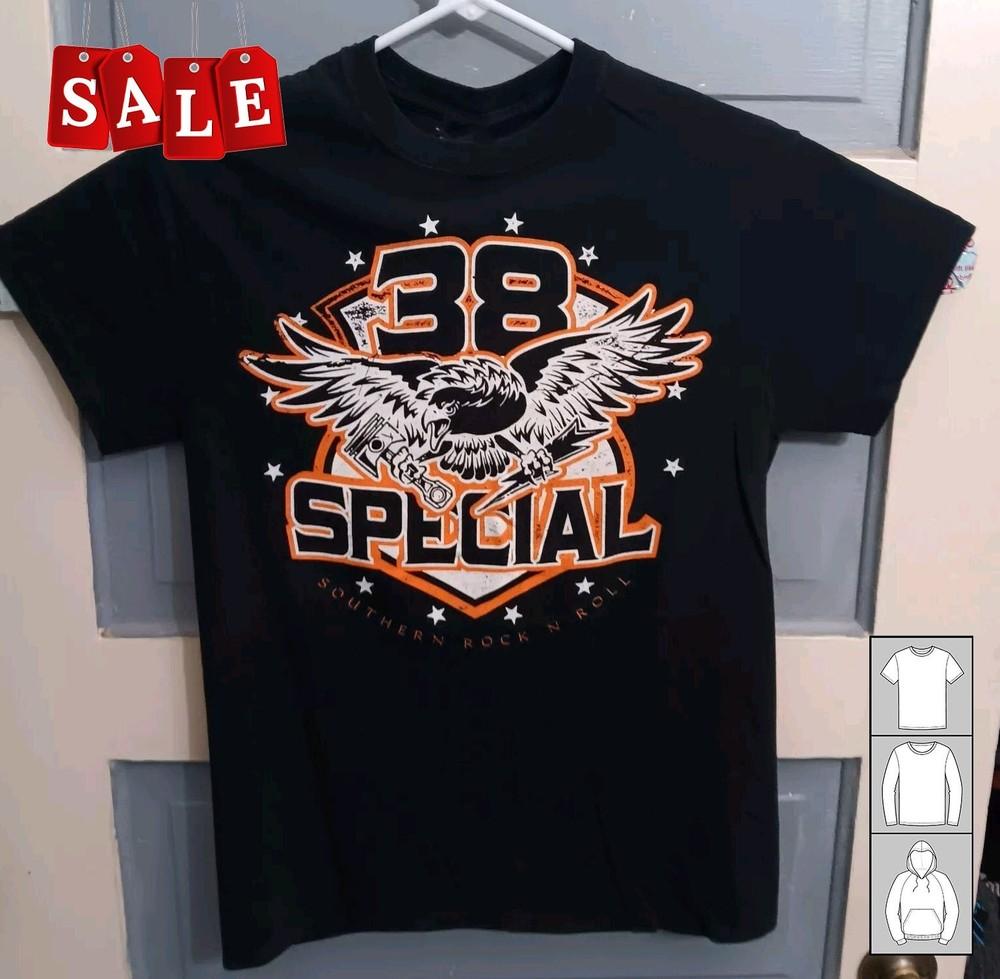 

Новая 38 Special 2014 Тур Подарок Для Фанатов Унисекс S-5XL Рубашка ZO89 Унисекс Футболка S