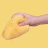 Pet Toy Creative Shape Wear Resistant Attractive Puppy Kitty Toy Cheese Modeling Chew Toy for Home