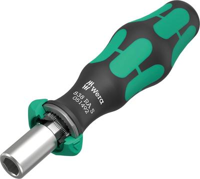 WERA Grzechotka z Bitem Sześciokątnym 36 Sześciokąt 102mm Długość Całkowita 051492 Rękojeść, Zębatka, Napęd 6,35mm, Długość,