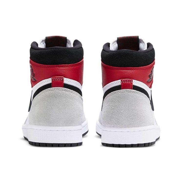 Air Jordan 1 Retro High OG Smoke Grey Męskie Sneakersy Białe Czarne Jasnoszaro-dymne 555088-126