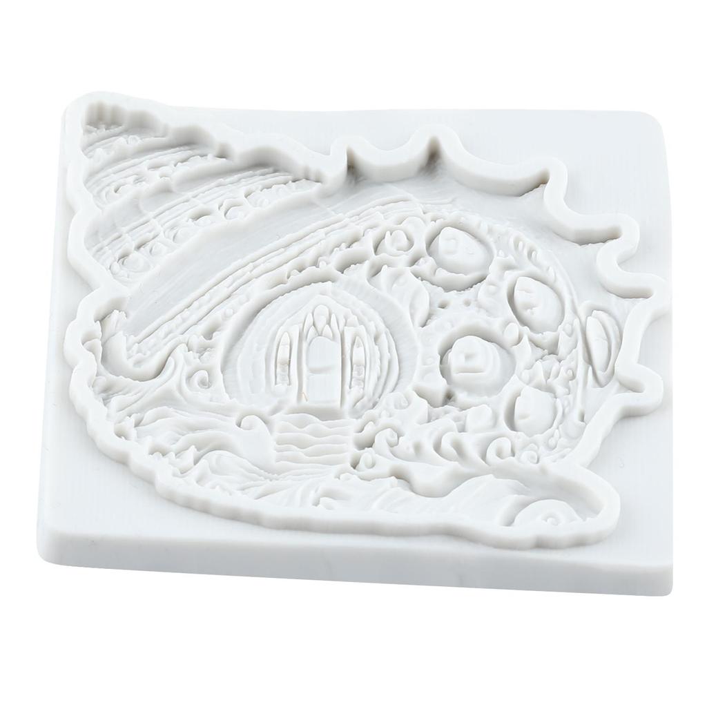 Conch House Silicone Mold Conch Fondant Molds Cake Decorating Tools Cupcake Topper Candy Resin Clay Chocolate Gumpaste Mold