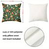 1 pieces-2D flat printing Christmas Patterned Throw Pillows Decorative Cushions Polyester pillowcase sofa decorative cushion cov